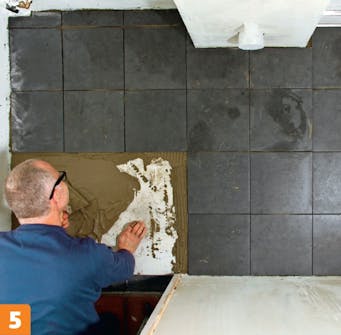 Legge fliser på bad Legge fliser på bad